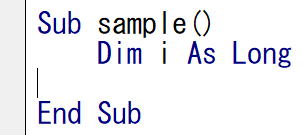 VBE VBA オプション