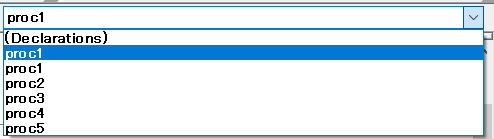 VBA VBE ショートカットキー