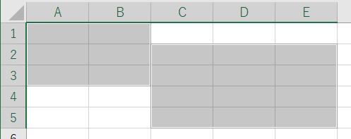 マクロ VBA Range Areas For Each