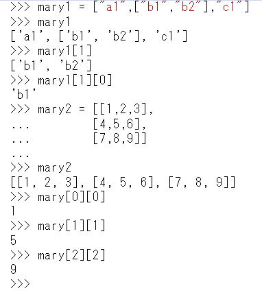 Python list リスト