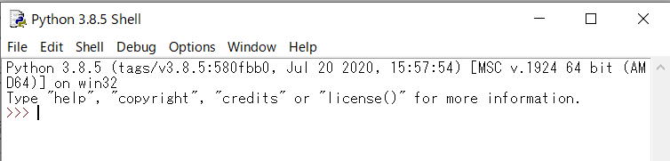 Python 入門 IDLE 使い方 visual studio