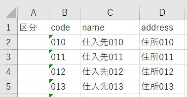VBA マクロ SQL DELETE